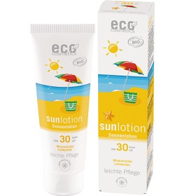 Bild på Eco Cosmetics Sollotion SPF 30 Aloe Vera & Karanja 125 ml
