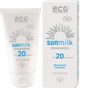 Bild på Eco Cosmetics Sun Milk SPF 20, 75 ml