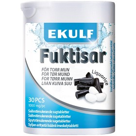 Bild på Ekulf Fuktisar Liquorice 30 st