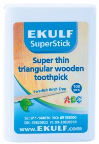 Bild på Ekulf SuperStick dubbeländad trä 100 st