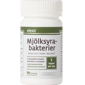 Bild på Elexir Mjölksyrabakterier 60 kapslar