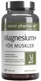 Bild på Elexir Pharma Magnesium+ för muskler 90 kapslar