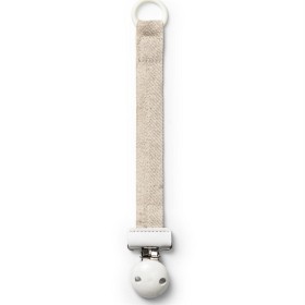 Bild på Elodie Pacifier Clip Wood Silver Sheen