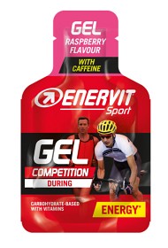 Bild på Enervit Sport Gel Koffein Hallon 25 ml