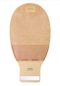 Bild på Esteem Plus, tömbar häftpåse med InvisiClose, Standard, beige, konvex, hål 22 mm 10 st