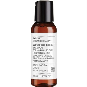 Bild på Evolve Organic Beauty Superfood Shine Shampoo 50 ml