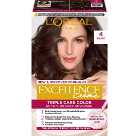 Bild på L'Oréal Paris Excellence Crème permanent hårfärg  4 Brown