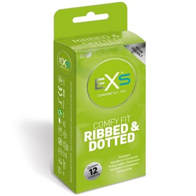 Bild på EXS Ribbed & Dotted kondomer 12 st