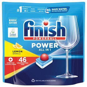 Bild på Finish Power All in One Lemon 46 tabletter
