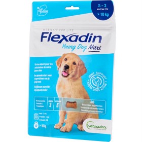 Bild på Flexadin Young Dog Maxi 60 tuggtabletter