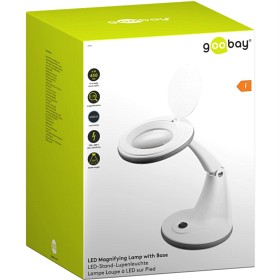 Bild på Goobay Förstoringsglas på fot, med LED-belysning