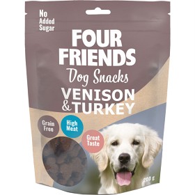 Bild på FourFriends Dog Snacks Venison & Turkey 200 g