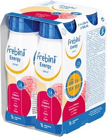 Bild på Frebini Energy DRINK Jordgubb 4 x 200 ml