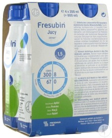 Bild på Fresubin Jucy DRINK Äpple 4 x 200 ml