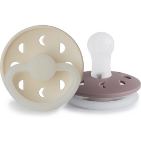 Bild på FRIGG Moon Phase Natt Silikon 2-pack (Cream/Twilight Mauve)