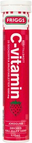 Bild på Friggs C-vitamin Jordgubb 20 brustabletter