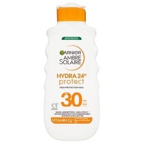 Bild på Garnier Ambre Solaire Hydra 24H Protect Sun Protecting Milk SPF30 solkräm för normal hud 175 ml