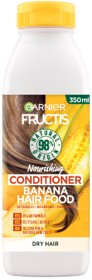 Bild på Garnier Fructis Hair Food Banana näringsgivande balsam för torrt hår 350 ml