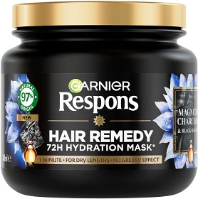Bild på Garnier Respons Magnetic Charcoal Hair Remedy Mask 340 ml