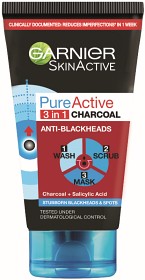 Bild på Garnier Skin Active PureActive 3 in 1 Charcoal 150 ml