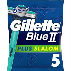 Bild på Gillette Blue II Plus Slalom engångsrakhyvlar, 5 st