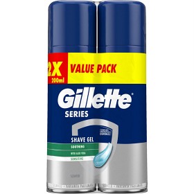 Bild på Gillette Series Gel Twinpack 2 x 200 ml