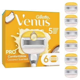 Bild på Gillette Venus Pro ComfortGlide Coconut & Olay rakblad 6 st