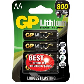 Bild på GP AA LR6 Litium 4-pack