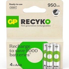 Bild på GP ReCyko AAA 950mAh laddningsbara 4-pack