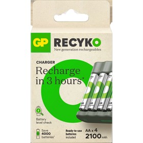 Bild på GP ReCyko Batteriladdare inkl 4-pack AA 2100mAh
