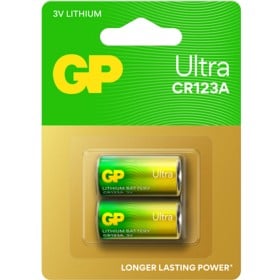 Bild på GP Ultra Litium batteri CR123A, 2-pack