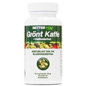 Bild på Better You Grönt kaffe + hallonketon 60 kapslar