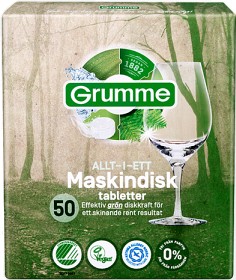 Bild på Grumme Maskindisktabletter 50 st