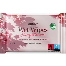 Bild på Gunry Wet Wipes Cherry Blossom 10 st