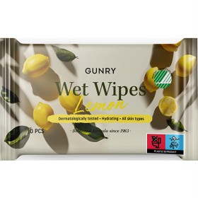 Bild på Gunry Wet Wipes Lemon 10 st