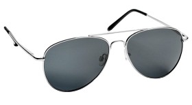 Bild på Haga Eyewear Toronto Polarized Silver Metal