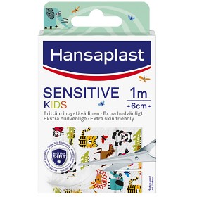 Bild på Hansaplast Kids Sensitive Animal 1 m x 6 cm