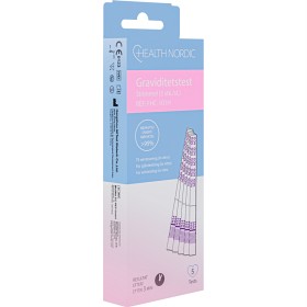 Bild på Health Nordic Graviditetstest Strimmel 5-pack