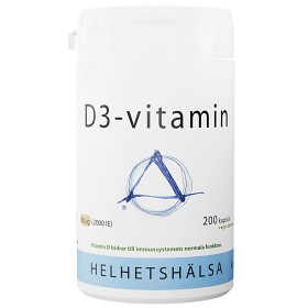Bild på Helhetshälsa D3-vitamin 50 µg 200 kapslar