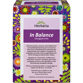 Bild på Herbaria In Balance Tea 15 tepåsar