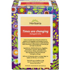 Bild på Herbaria Times are Changing Tea 15 tepåsar