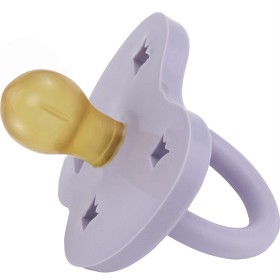 Bild på Hevea Natural Rubber Pacifier Round 3-36 Months 1 st Dusty Violet