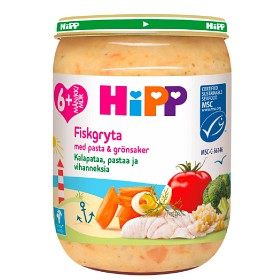 Bild på HiPP Fiskgryta med pasta & grönsaker 6M 190 g