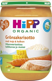Bild på HiPP Grönsaksrisotto & Kalkon 12M 220 g