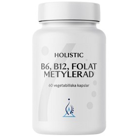 Bild på Holistic B6 B12 Folat metylerad 60 kapslar