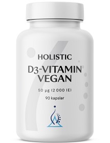 Bild på Holistic D3-vitamin Vegan 2000IE 90 kapslar