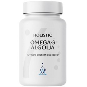 Bild på Holistic Omega-3 Vegan Algolja 60 vegetabiliska mjuka kapslar