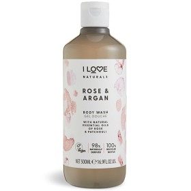 Bild på I LOVE Naturals Body Wash Rose & Argan 500 ml