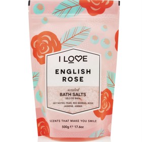 Bild på I LOVE Signature Bath Salts English Rose 500 g