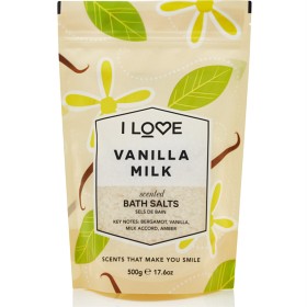 Bild på I LOVE Signature Bath Salts Vanilla Milk 500 g